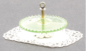 Tidbit Server, Green (15/16" Diam X 1/2"H)
