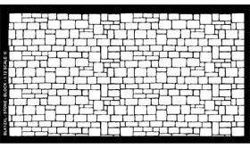 Stencil Stone Block Extra Large (528mm x 294mm )