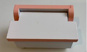 Toy Chest, White/Pink (73W x 43D x 44Hmm)