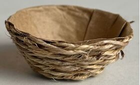 Flat Basket with Lining (32mm Diameter)