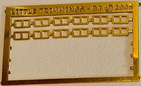 Square Gold Buckle (5 x 3mm) (Price Per Buckle)