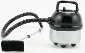 Portable Workshop Vacuum Cleaner, Silver (Cannister 1" W x 1-1/2" H x 1" D)