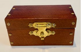 Wooden Treasure Chest / Storage Box (60W x 30D x 30Hmm)