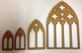 Gothic Window Extra Large Only (196W x 294Hmm)