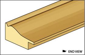 Moulding Picture Frame 3/32" x 24" Long