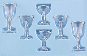 Stemware Clear Plain 6 Pieces