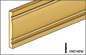 Moulding Door and Window Casing 1/2" (24" Long)