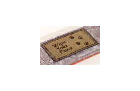 "Wipe Your Paws" Doormat (56mmW 18mmD)