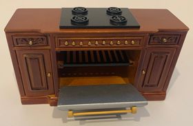 Oven Unit Walnut (140 x 50 x 80Hmm)