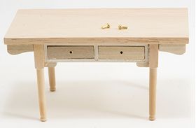 White Vermont Table Unfinished (5 -1/8 x 2- 1/8 x 2- 1/2) - Stock Clearance