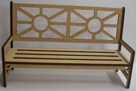 Bench Seat Kit Laser Cut (150 x 55 x 95mm)