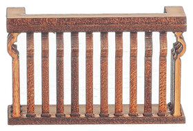 Square Balcony, C-Curve (Fits 2 1/2" x 5" Window)