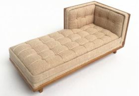 Mid Century Chaise Lounge (140W x 60D x 63Hmm)
