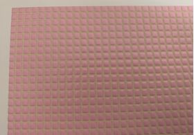 1:24 or 1:12 No Wax Floor Tile: Small Check Pink (7-3/4" x 10-3/8")