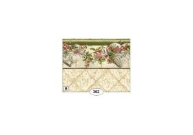 1:24 Tin Hearts White Tile Wallpaper (203 X 267mm)