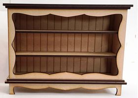 1:6 Bookshelves Wide Kit (193W x 60D x 135Hmm)