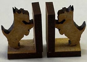 Laser Cut Scottie Bookends Kit