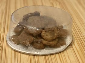 Cookie / Biscuit Box Dark (22mm Diam x 8mmH)