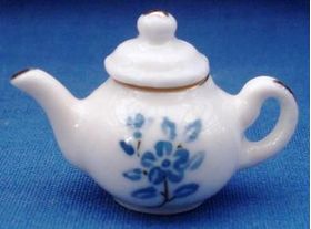 Teapot Blue Flower (38 x 22 x 25Hmm)