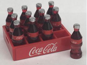 Crate of Coke Bottles (Removable) (Bottle 23mmH)