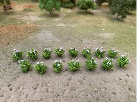 Potato Plants HO Scale - 1/42" Height - 18Pk