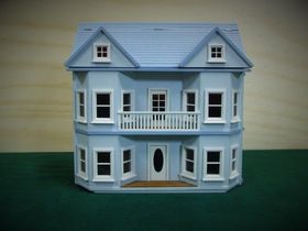 1:48 Victorian Double Fronted House Laser Cut Kit (206W x 96D (+34mm front) x 205Hmm)