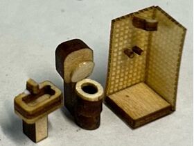 1:144 Bathroom Set Kit