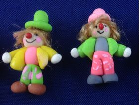 Clown with a Bowler Hat (Price Each) (25mmT)
