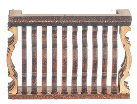 Square Balcony, B-Curve (Fits 2 1/2" x 5" Window)