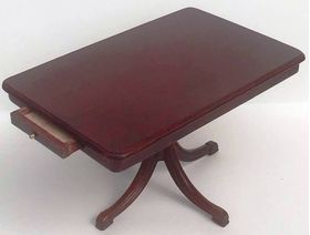 Dining Table Mahogany, Drawer a each End(123 x 82 x 67Hmm)