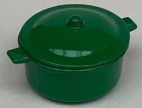 Baking Dish with Green Lid (23Diam x 15Hmm)