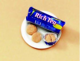 Rich Tea on Plate (Plate 25mm Diam)