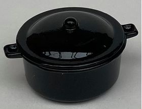 Baking Dish with Black Lid (23Diam x 15Hmm)