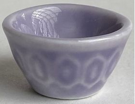 Bowl Embossed Lavender / Lilac (25Diam x 15Hmm)