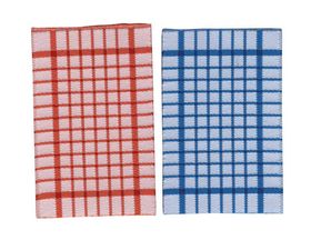 Tea Towels Red and Blue Pk2 (60 x 40mm)