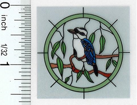 Simulated Stained Glass fits CLA75045/HW5045 (Printed area 1 9/16")