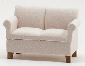 Loveseat/Sofa, Beige Fabric (4 1/4" X 2 1/4" X 2 3/4")