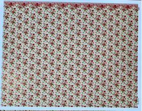 1:24 Wallpaper Rose Garden Pink (203 X 267mm)