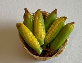 Basket of Fruit and Vegetables Set 12 (Basket 20 x 20mm)