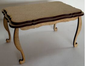 1:24 Dining Table Kit Laser Cut