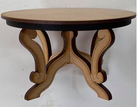 1:6 Occasional Table Kit (135 Diameter x 80mmH)