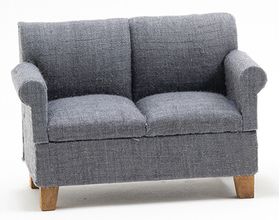 Loveseat Dark Grey (4-1/8" W x 2-7/8" H x 2-1/4" D)