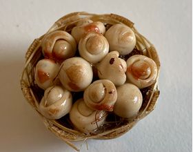 Basket of Fruit and Vegetables Set 12 (Basket 20 x 20mm)