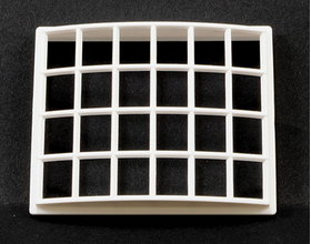 1:24 Georgian Bow Window, 24 Pane (3-1/4" x 5/8" x 2-11/16")