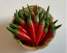 Basket of Fruit and Vegetables Set 12 (Basket 20 x 20mm)