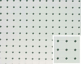 Tile: Diamond, 11 X 15 1/2, Green