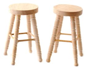 Bar Stool 2Pc (5.6cm x 3.3cm)