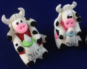 Cow with a Bottle (Price Each) (25mmT)