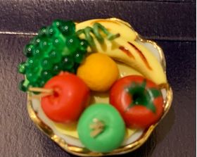 Bowl of Fruit by Reutter Porzellan (23 Diam x 17Hmm)