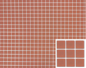 Tile: 1/4 Sq, 11 X 15 1/2, Terra Cotta